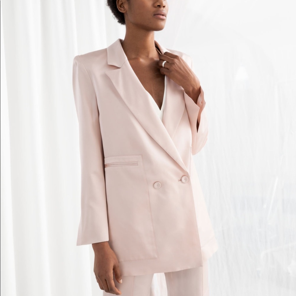 ❗️& other stories satin blazer